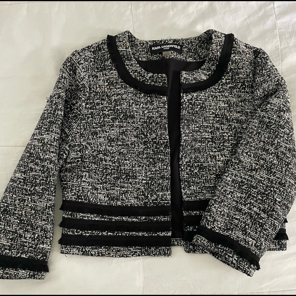 Karl Lagerfeld Paris Crop Jacket